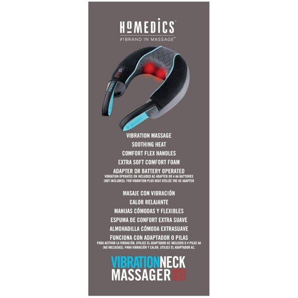 HoMedics Neck Massager with Vibration and Comfort - Picture 2 of 3